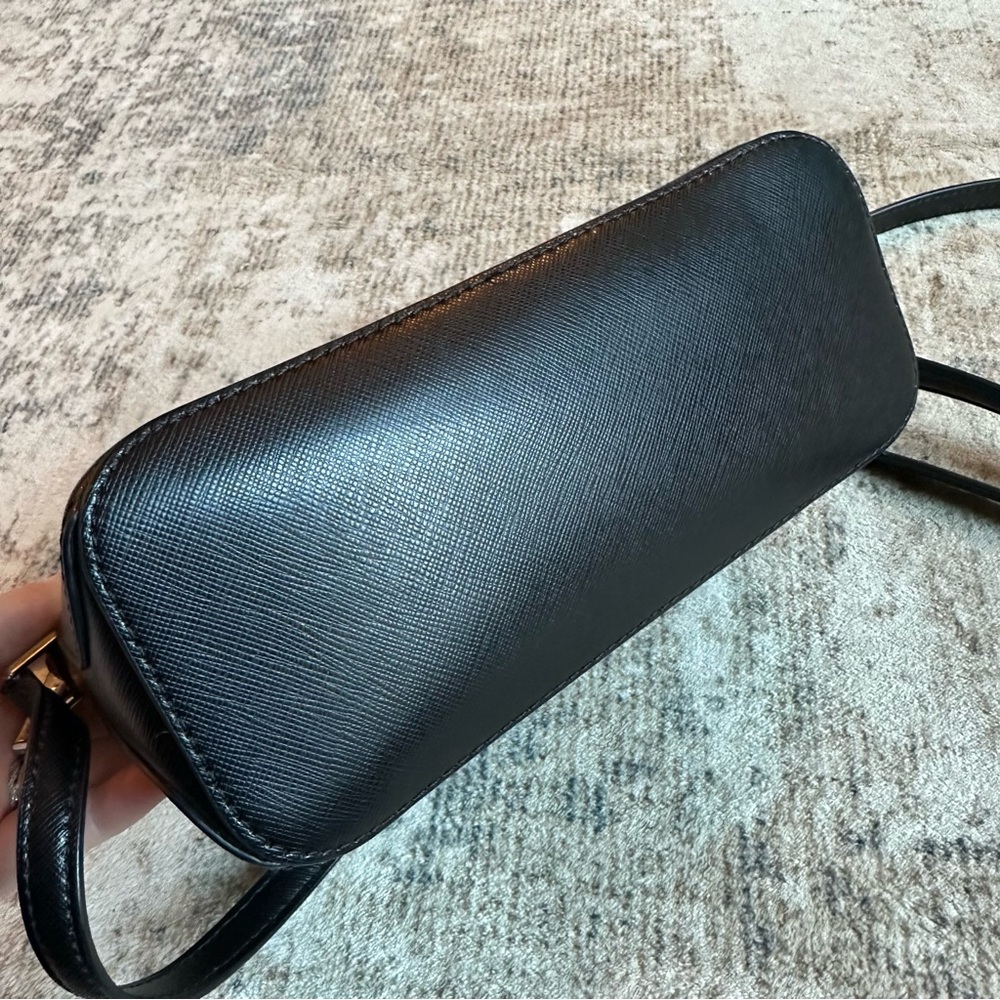 Kate Spade Payton Dome Crossbody, Black Saffiano Leather - Picture 6 of 14